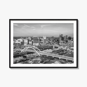 Tennessee Black and White Poster, Tennessee Photography Print, Tennessee Photography, Tennessee Travel, Map Poster