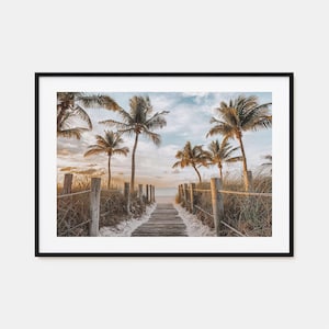 Key West kleurrijke posterafdruk horizontaal, Key West fotomuurkunst, Key West muurdecor, Key West reisafdruk, poster stratenplan, stadsplattegrond