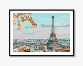 Paris Fine Art Photography Print, Eiffel Tower Poster, France Wall Art, Paris Decor