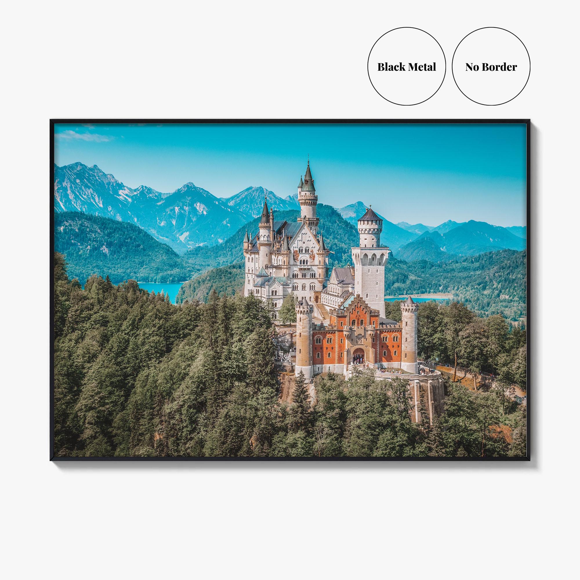 Neuschwanstein Castle Fine Art Photography Print, Fussen Poster