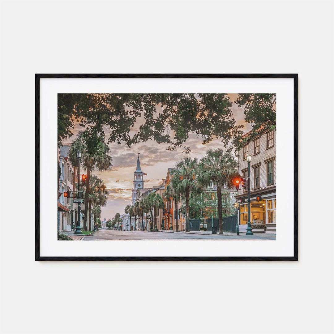Charleston Colorful Poster Print Horizontal South Carolina, Charleston ...
