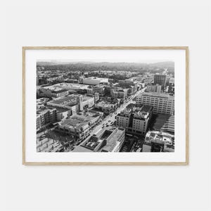 Pasadena Foto Poster Druck Horizontal, Pasadena Schwarzweiß Wandkunst, Pasadena Fotografie, Pasadena Reise, Karte Poster