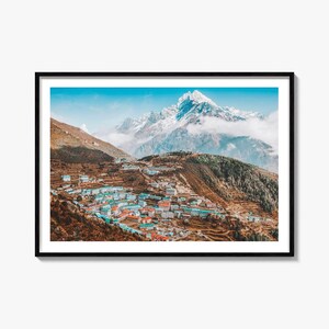 Nepal Poster Print, Nepal Photo Wall Art, Nepal Wall Decor, Nepal Travel Print, Nepal Street Map Poster, City Map