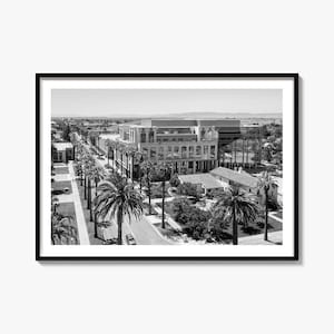 Fairfield Black and White Poster, Fairfield Photography Print, Fairfield Photography, Fairfield Travel, Map Poster