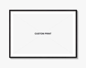 Poster Paesaggio - Poster personalizzato, Qualsiasi luogo, Stampa fotografica orizzontale personalizzata di alta qualità