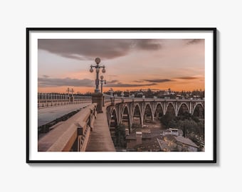 Pasadena Fine Art Photography Print, Colorado Street Bridge Poster, Los Angeles Wall Art
