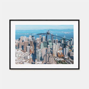 Bay Area Bunt Poster Druck Horizontal Nr. 1, San Francisco Bay Region Foto Wandkunst, Wand-Dekor, Reise-Druck, Straßenkarte Poster