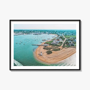 Nantucket Harbor Photography Print: Coastal Landscape Wall Art