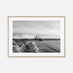 Long Beach Island Foto Poster Druck Horizontal, Long Beach Island Schwarz und Weiß Wandkunst, Fotografie, Reise, Karte Poster
