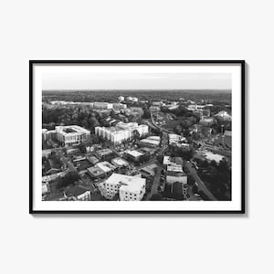 Clemson Black and White Photography Print: South Carolina Landscape