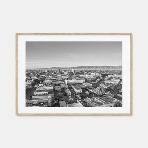 Fort Collins Foto Poster Druck Horizontal, Fort Collins Schwarzweiß Wandkunst, Fort Collins Fotografie, Reise, Karte Poster