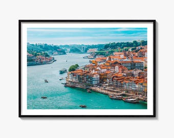 Porto Fine Art Photography Print, Douro River Poster, Oporto Wall Art, Portugal Decor