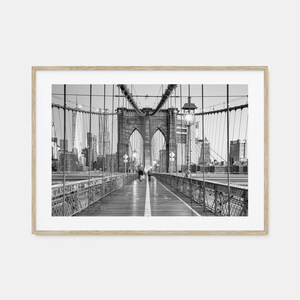 New York City Photo Poster Print Horizontal No 2, New York City Arte in bianco e nero, Fotografia murale, Viaggi, New York City Map Poster