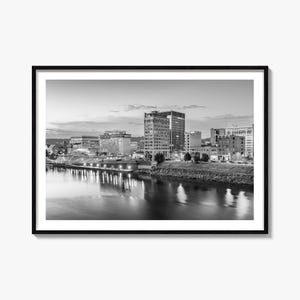 West Virginia Black and White Photography Print: Landscape Art Poster