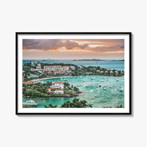 Saint Thomas Photography Print: Colorful Caribbean Landscape