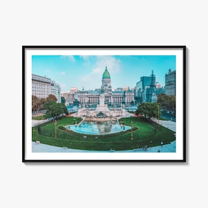 Argentina Landscape Photography Print: Colorful Travel Wall Art