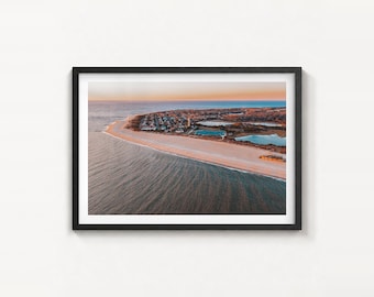 Wydruk fotograficzny Cape May Fine Art, Sunset Beach, dekoracja ścienna New Jersey