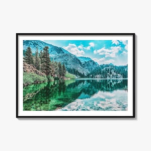 Lake Arrowhead Photography Print: Colorful Landscape Wall Art
