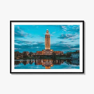 Baton Rouge Photography Print: Colorful Landscape Wall Art