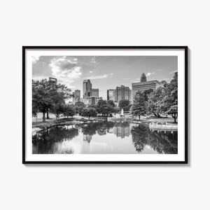 North Carolina Black and White Photography Print: Landscape Wall Art