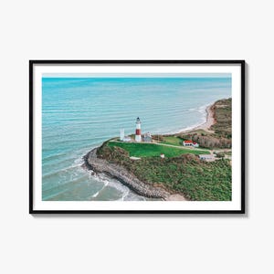 Montauk Poster Print, Montauk Photo Wall Art, Montauk Decor, Montauk Travel Print, Montauk Street Map Poster, City Map