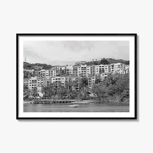 Saint Thomas Black and White Landscape Photography Print