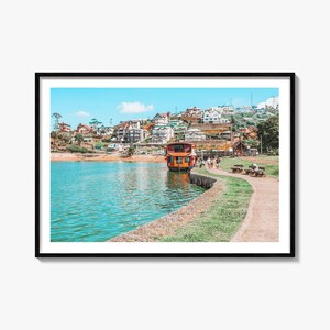 Lake Gregory Photography Print: Colorful Landscape Wall Art