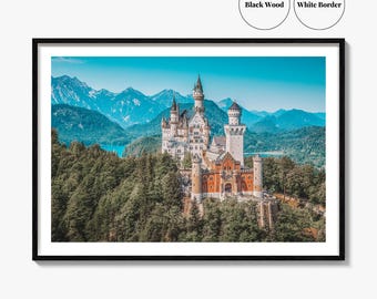Neuschwanstein Castle Fine Art Photography Print, Fussen Poster