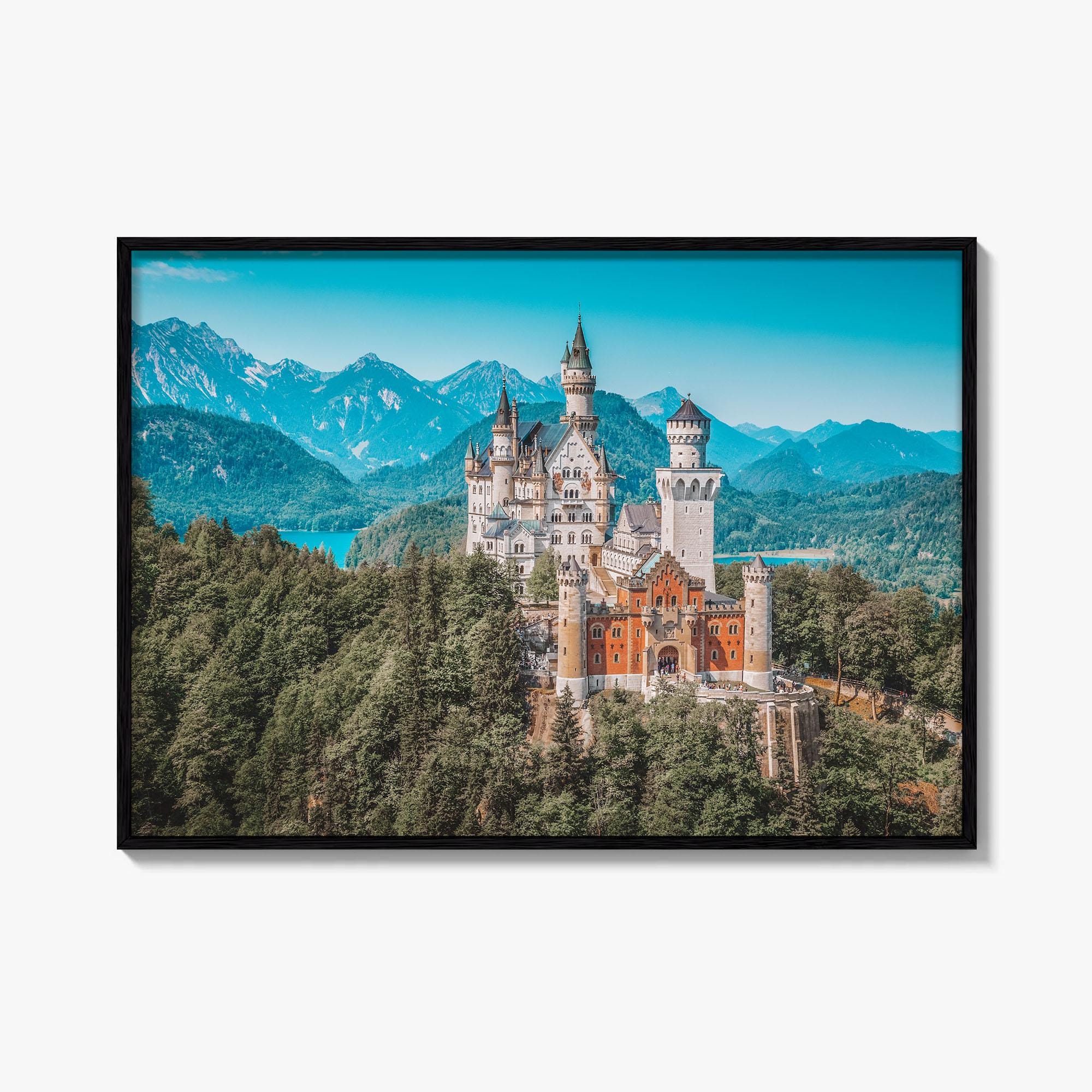 Neuschwanstein Castle Fine Art Photography Print, Fussen Poster