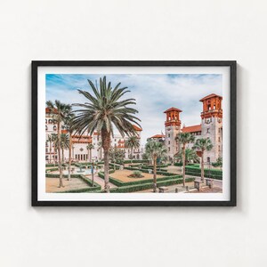 Kunstdruck „St. Augustine“, Florida-Poster, Wanddekoration für die USA
