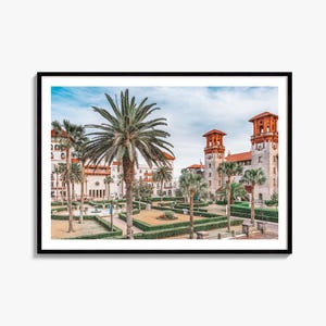 Kunstdruck „St. Augustine“, Florida-Poster, Wanddekoration für die USA