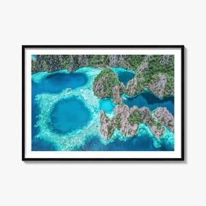 Philippines Landscape Photography Print: Colorful Travel Wall Art