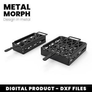 Zestaw koszyków do grilla – plik DXF do cięcia CNC + plany