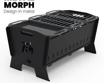 Built-in & Portable Grill BIGGER– DXF Design for CNC Cutting