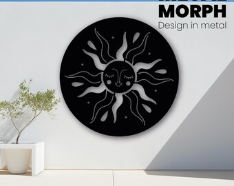 Sun Wall Art – DXF File for CNC Cutting