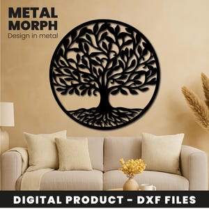 Tree of Life Wall Art – DXF File for CNC Cutting