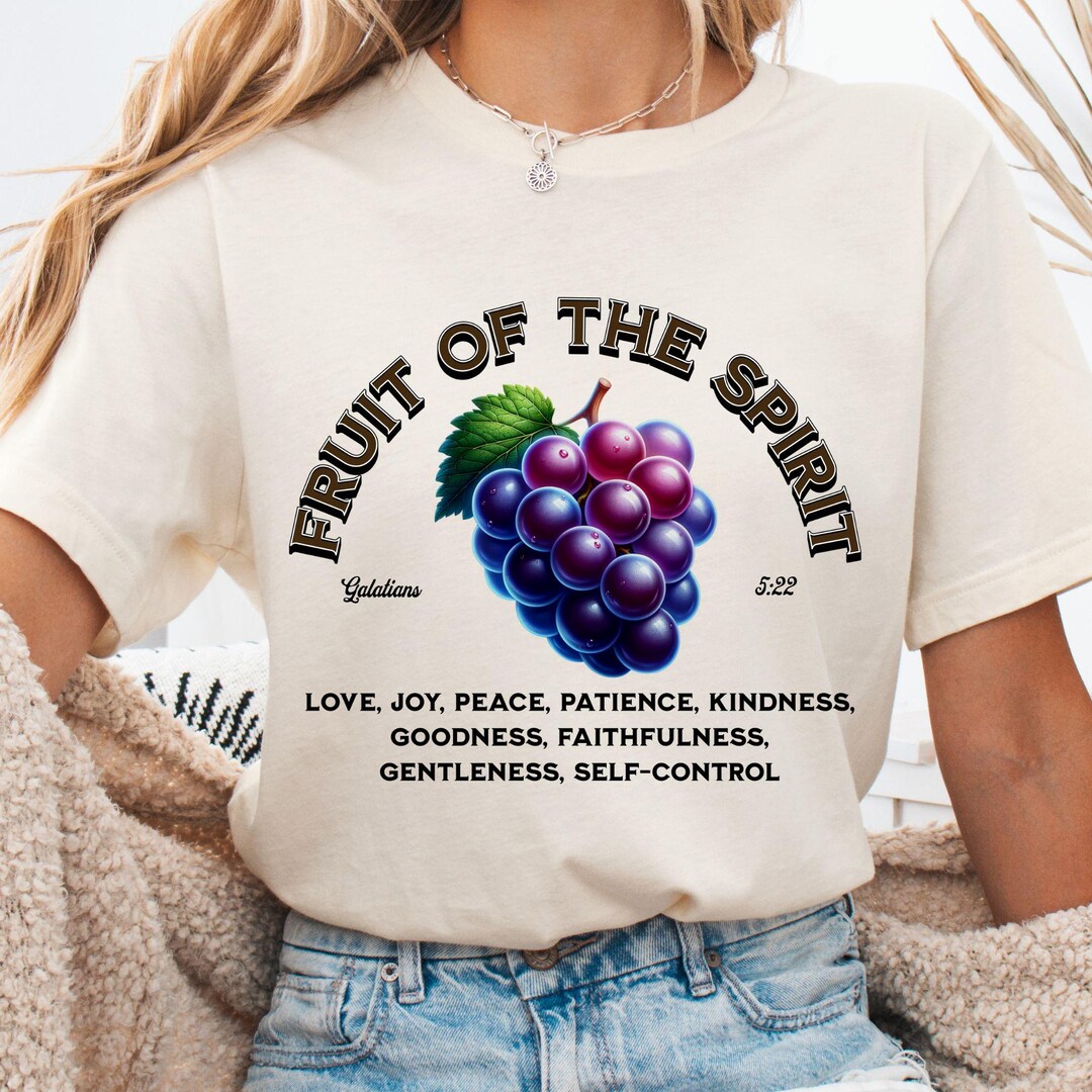 Fruit of the Spirit PNG Digital Download, Jesus Loves You, Bible Verse ...