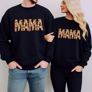 Custom  Mama Sweatshirt, Personalized Mom Hoodie With Names, New Mum Mama Outfit, Pregnancy Announcement Clothing, Mothers Day Gifts