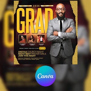 Church Flyer Praise & Worship, Editable Canva template Worship Flyer, Church flyer, Flyer Sale, Church Flyer Template, Worship Flyer Design