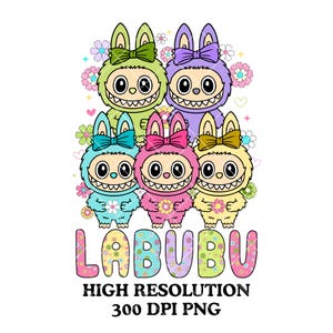 Labubu Png、かわいいモンスターpng、Labubu昇華png、Labubuデザイン、Labubuキャラクターpng、かわいいLabubu、面白い漫画Png、デジタルダウンロード