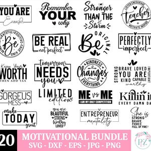 Inspirational Svg Bundle, Motivational Svg Bundle, Inspirational Quotes Svg, Faith Svg, Self Love Svg , Kind Svg,You Matter Svg ,SvgCut File