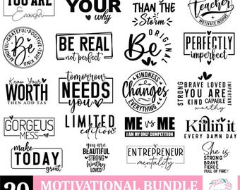 Inspirational Svg Bundle, Motivational Svg Bundle, Inspirational Quotes Svg, Faith Svg, Self Love Svg , Kind Svg,You Matter Svg ,SvgCut File