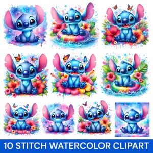 10 png-steek splash en aquarel ontwerp png-bestand voor sublimatie, hoge resolutie png, tshirtontwerpen, instant digitale download, steek png
