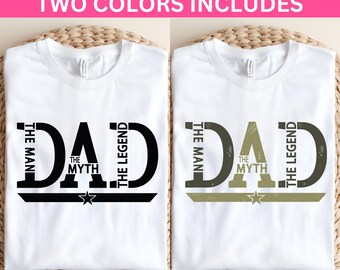 Papa der Mann der Mythos die Legende PNG SVG, Vatertag Png, lustige SVG, Vatertag svg, Papa Png, Papa Shirt svg, Vatertag Cut Files für Cricut
