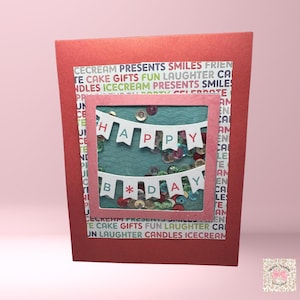 Cartão de feliz aniversário de papel feito à mão – Cartão de felicitações exclusivo e personalizado para ocasiões especiais