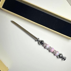 Beaded Letter Opener, Elegant & Functional, Desk Gift, Office Accessory, Coworker Gift, Letter Opener, Housewarming Gift