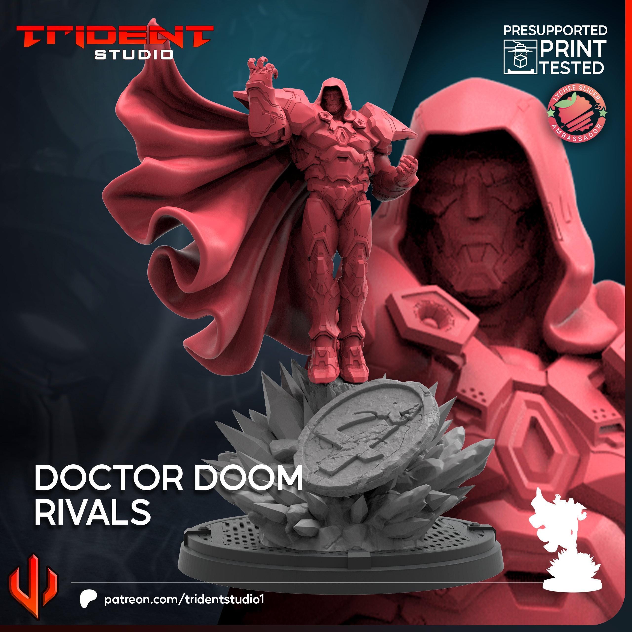 Doctor Doom - Rivals (fan Art Sculpted by Trident Studio) (crisis