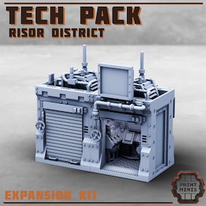 Risor District Terrain - Tech Pack Expansion (Sculpted by Print Minis)