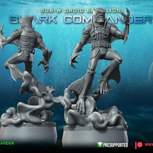 Shark Commander 1 - Aqua Strike Force Alpha (Sculpted by War Bear Studios)
