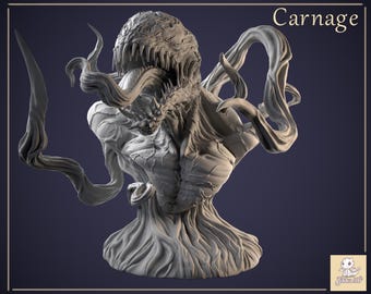 Carnage - 3D resin printed figurine - various sizes